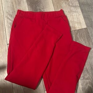 Vibrant Red Dress Pants